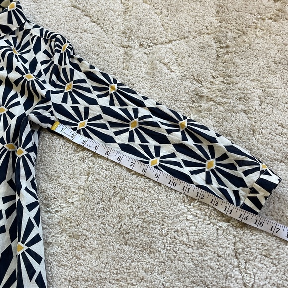 Zara Geometric Printed Midi Dress Size Medium - Picture 12 of 14